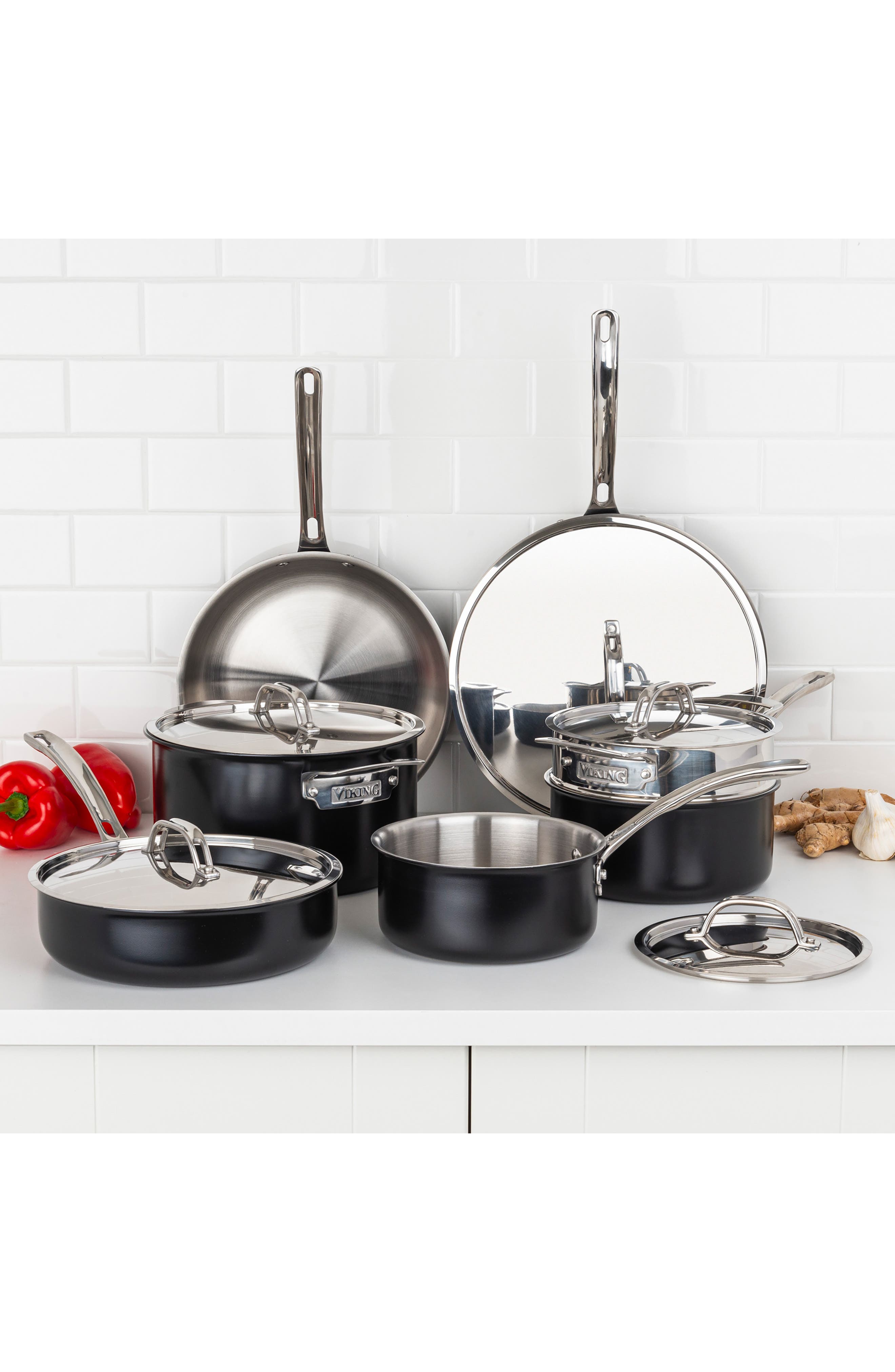 Viking Cast Black 12-Piece Cookware Set