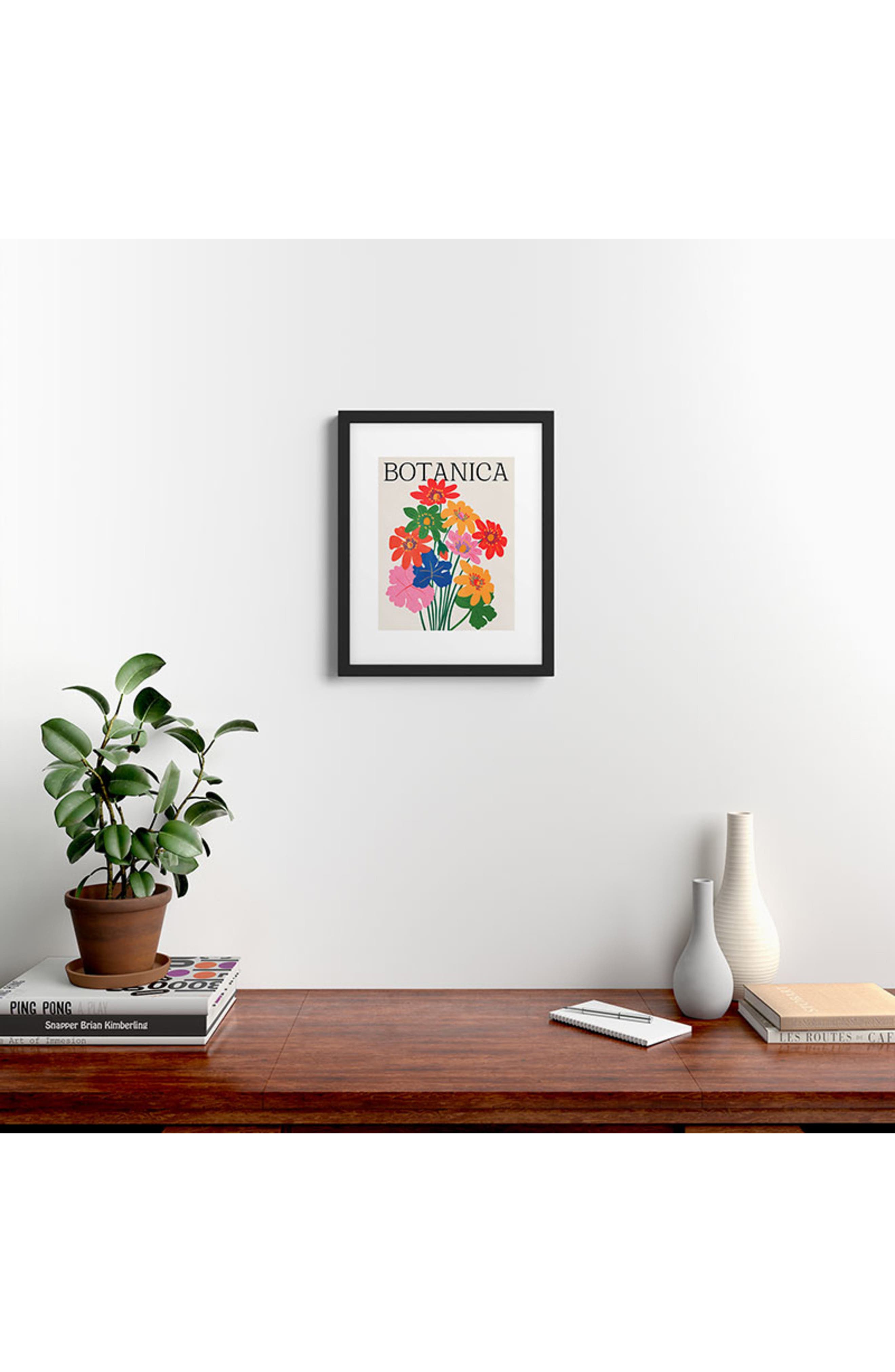 Deny Designs 'Botanica Matisse Edition' by Ayeyokp Framed Wall Art