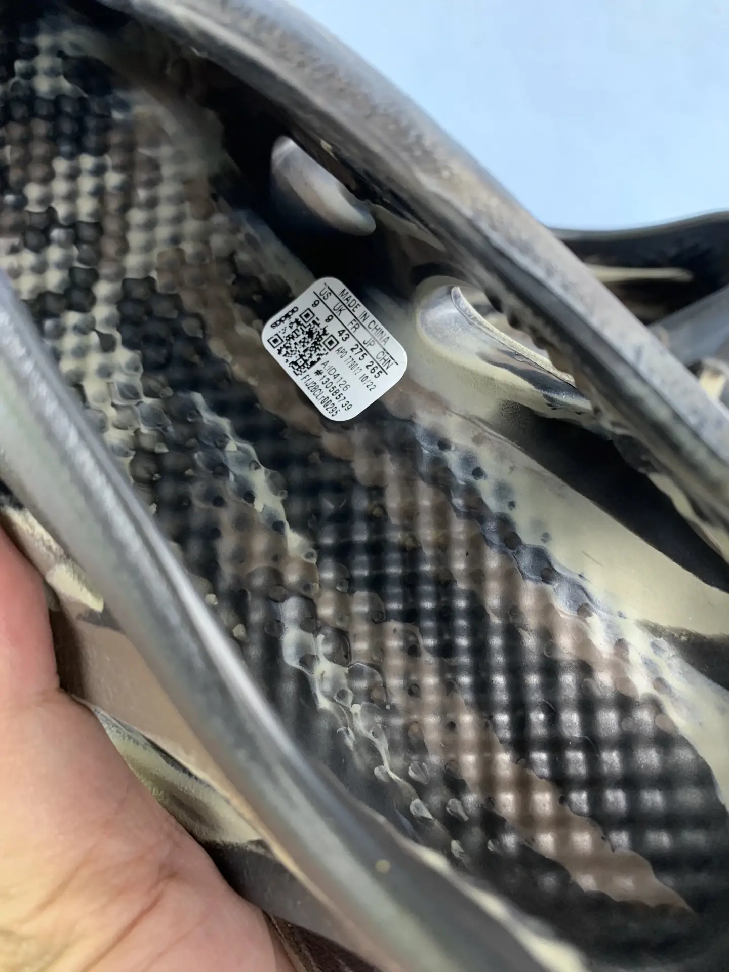 adidas Yeezy Foam Runner MX Cinder Shoes product photo from LabelPicks