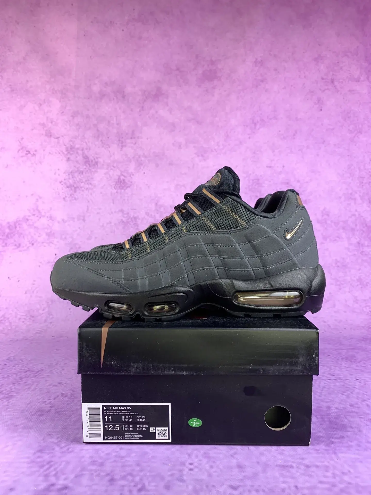 Central Cee x Nike Air Max 95 “Live Yours” - Black/Metallic Red Bronze/Anthracite/Dusted Clay product photo from LabelPicks