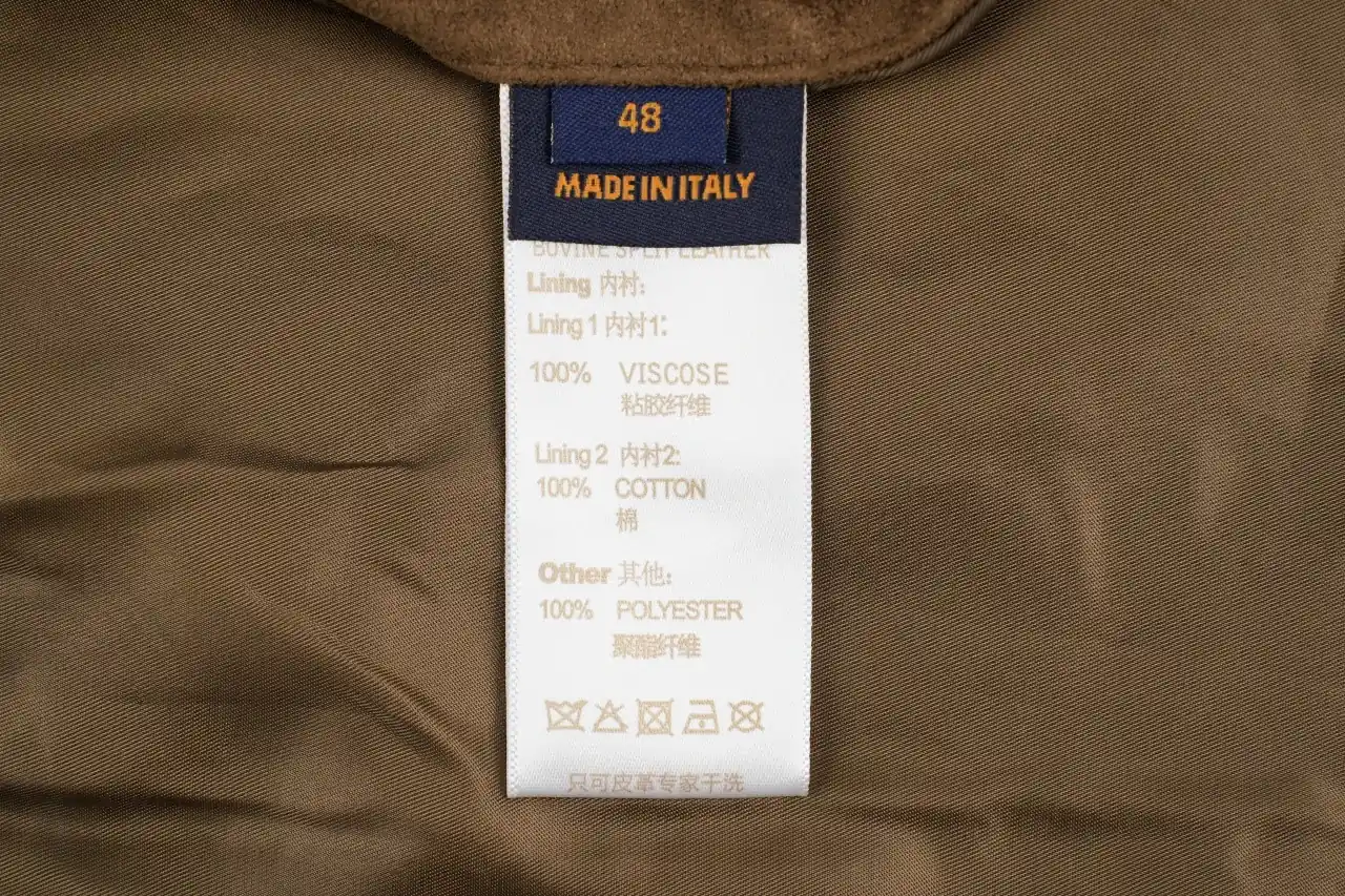 Louis Vuitton Camel Brown Suede Feel Padded Shirt Jacket product photo from LabelPicks
