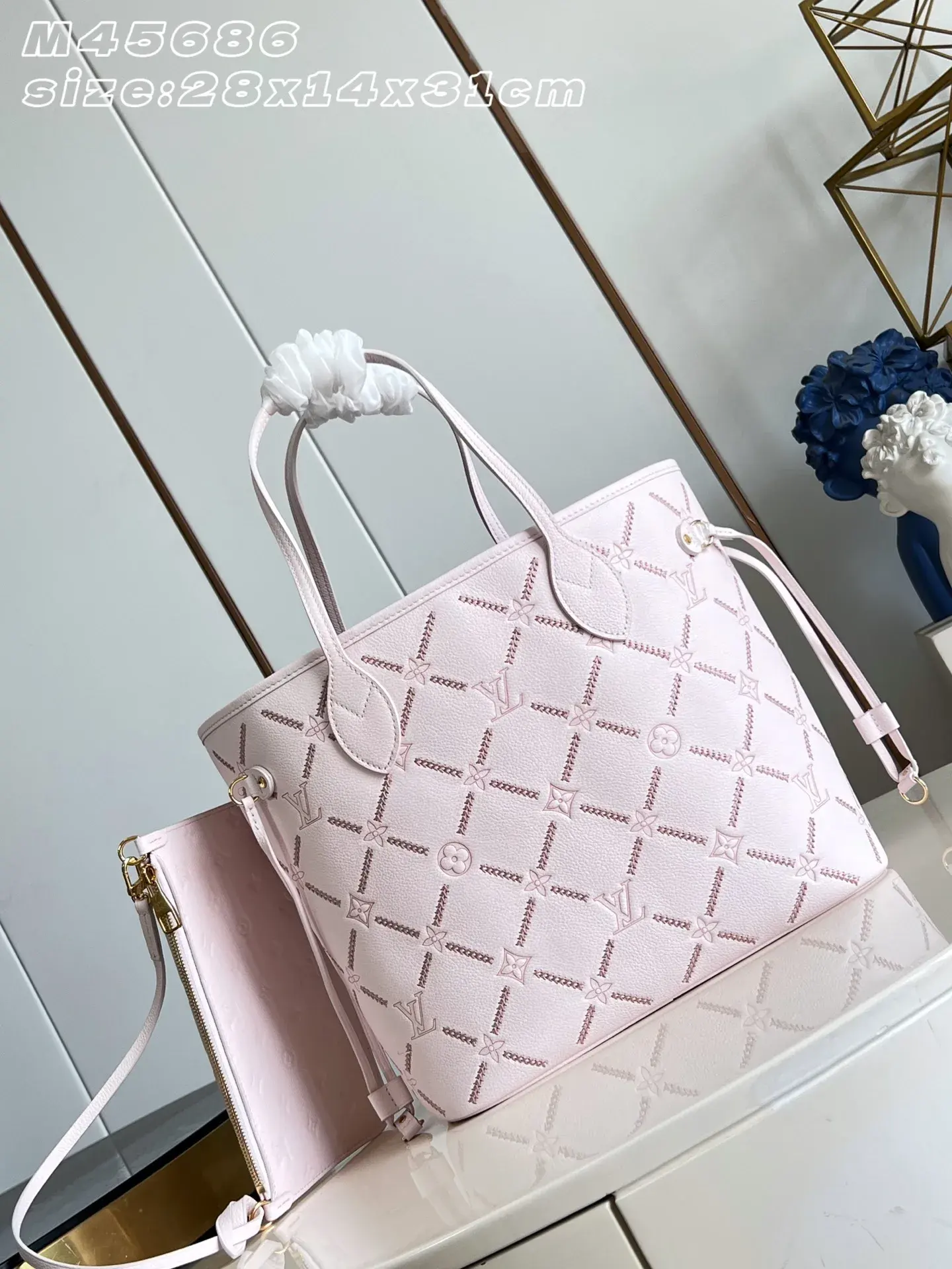 Louis Vuitton Red Neverfull Tote Bag product photo from LabelPicks