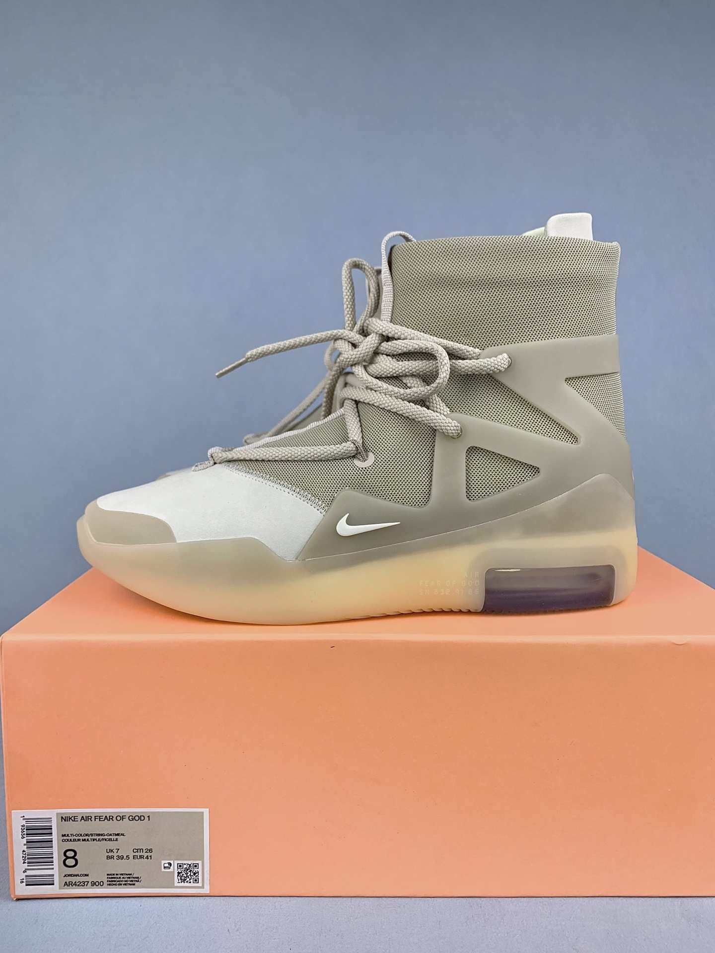 Nike Air Fear of God 1 “Oatmeal” - Multi-Color/String/Oatmeal/Pale Ivory