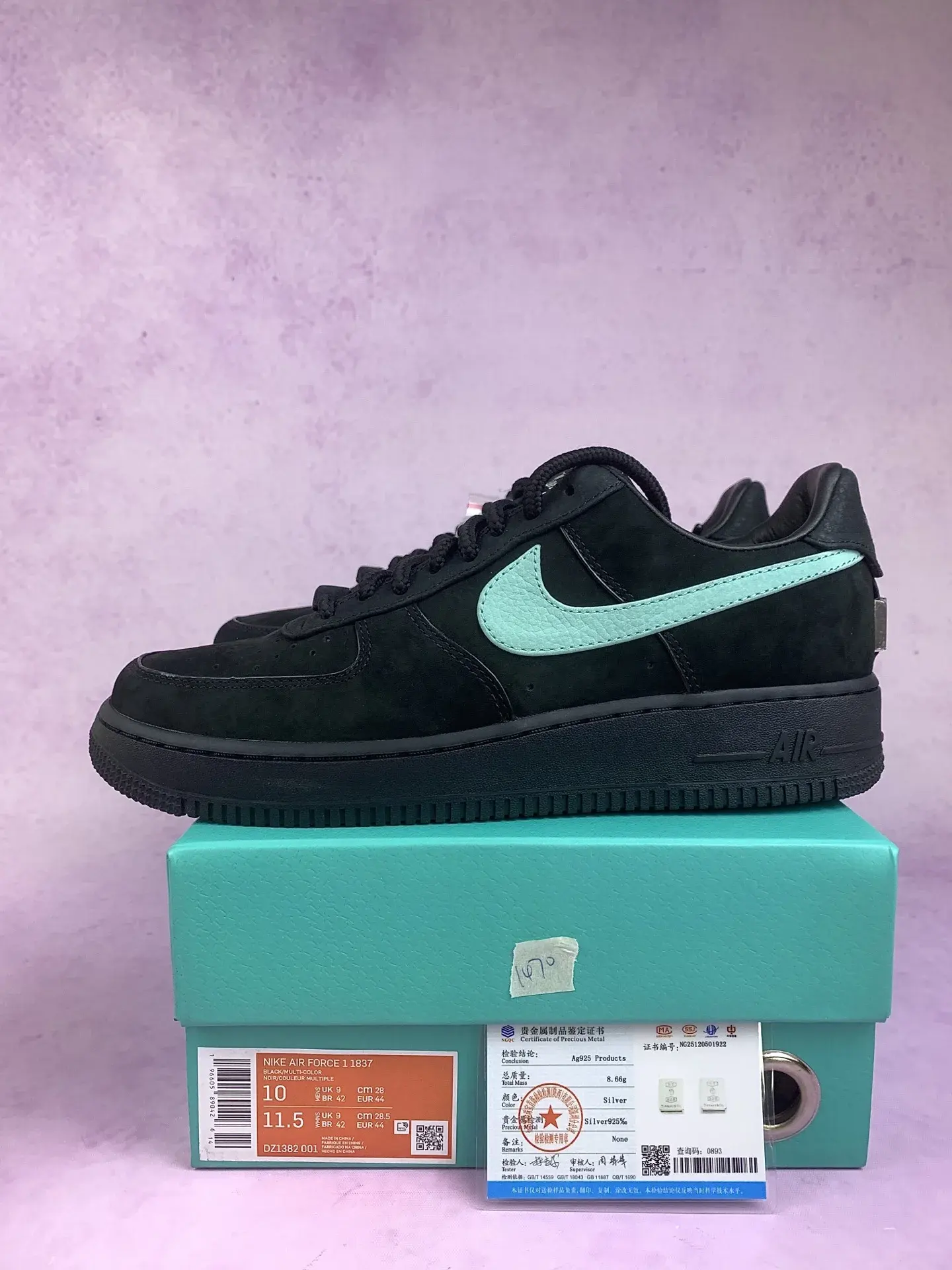 Air Force 1 x Tiffany & Co. '1837' Shoes product photo from LabelPicks