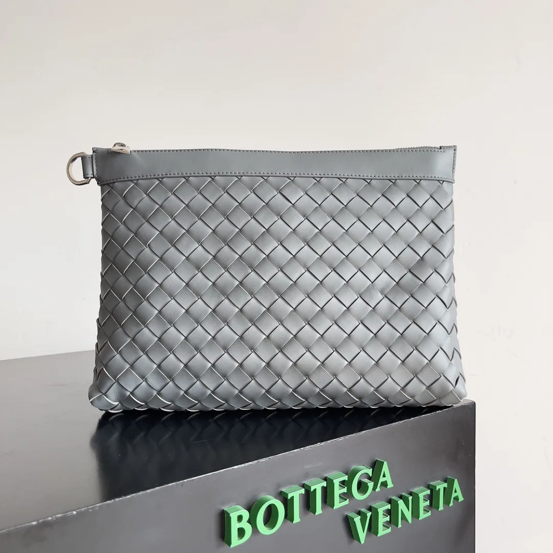 Bottega Veneta Intrecciato Woven Leather Clutch product photo from LabelPicks