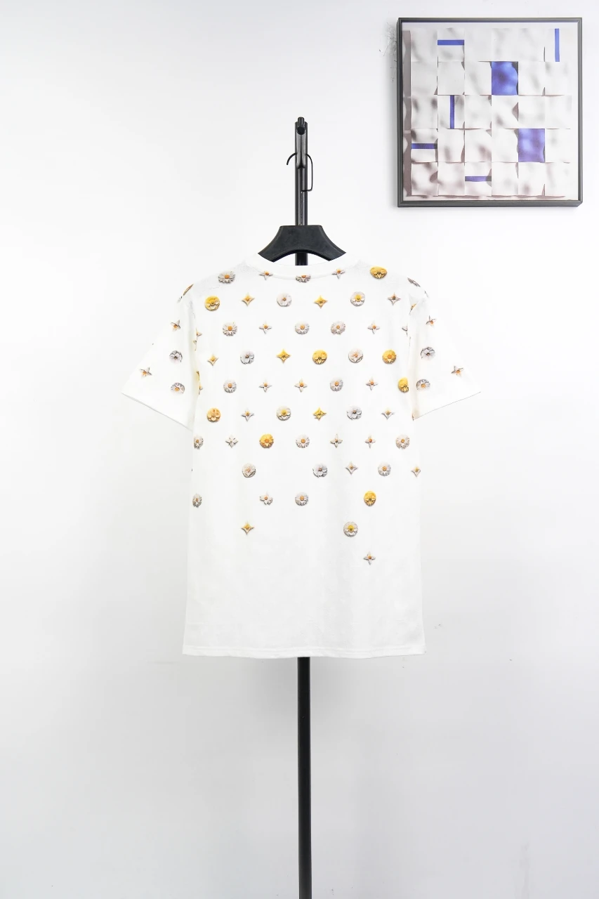 Louis Vuitton White Half Daisy Monogram Print T-Shirt product photo from LabelPicks