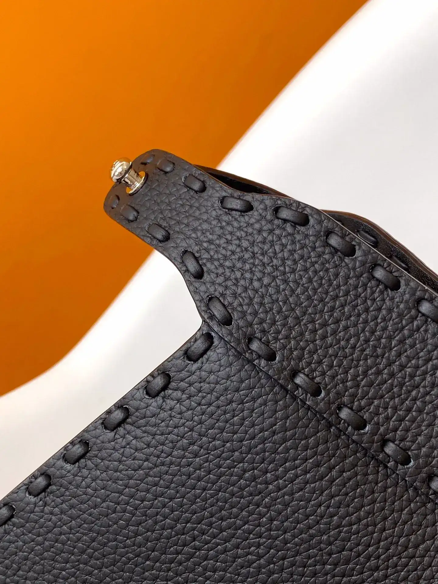 Fendi Peekaboo Black Calfskin Top Handle Bag product photo from LabelPicks