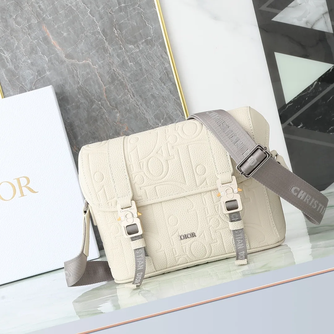 Dior Beige Grained Leather Crossbody Bag product photo from LabelPicks