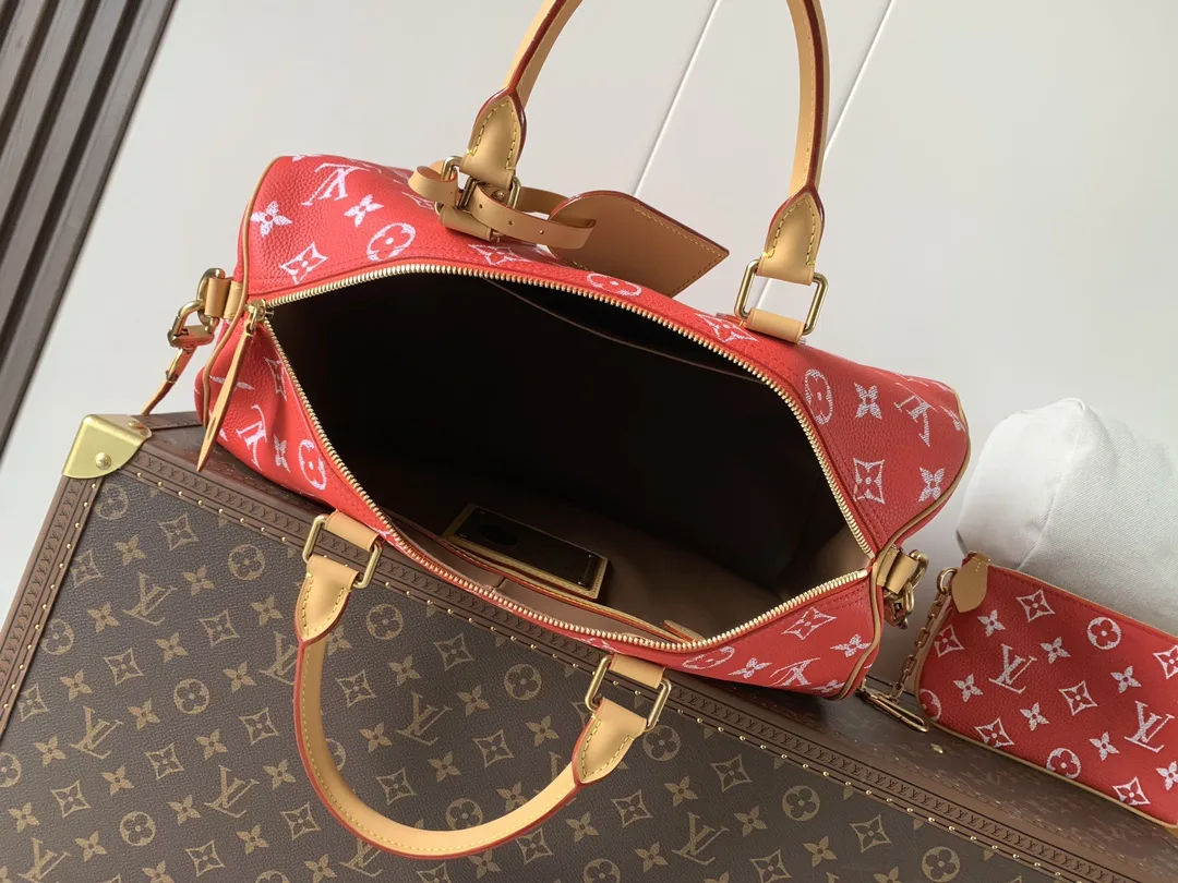 Louis Vuitton Green Speedy Grained Leather Top Handle Bag product photo from LabelPicks