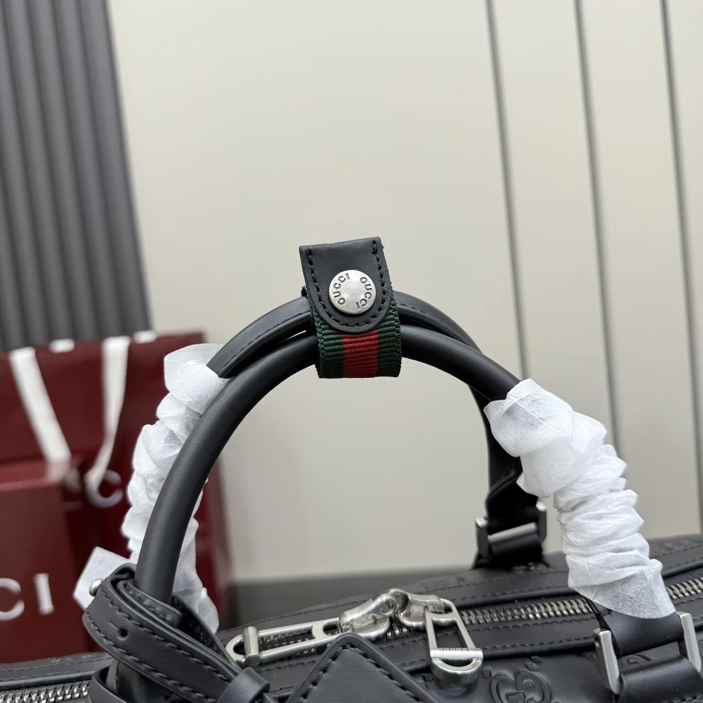 Gucci Black Smooth Leather Tote Bag product photo from LabelPicks