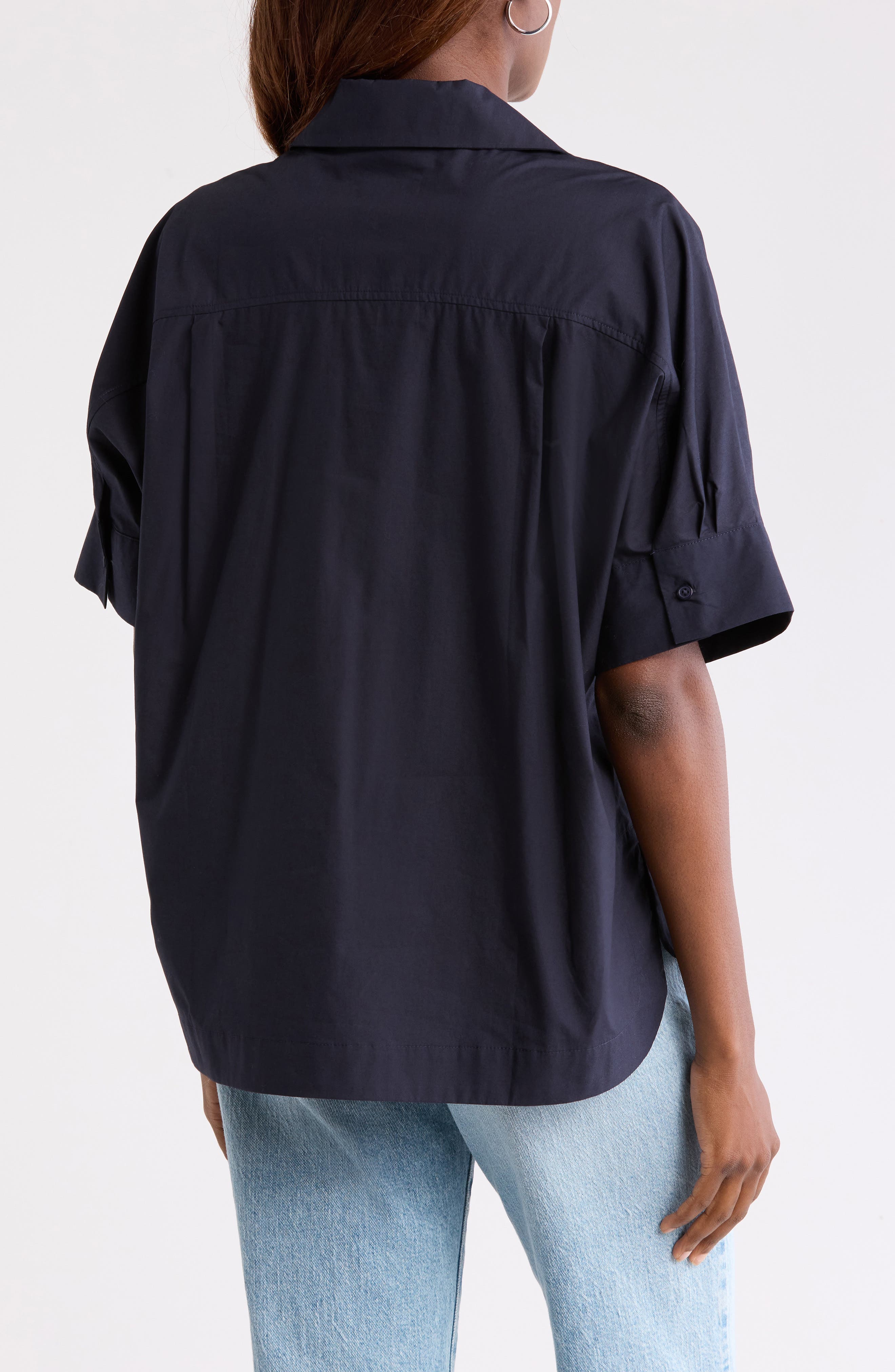 Nordstrom Oversize Poplin Popover Shirt