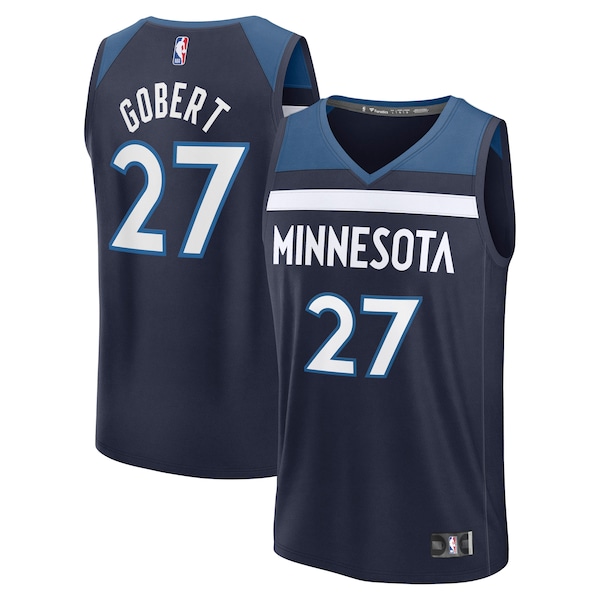 Rudy Gobert Minnesota Timberwolves  Fast Break Replica Player Jersey - Icon Edition - Navy