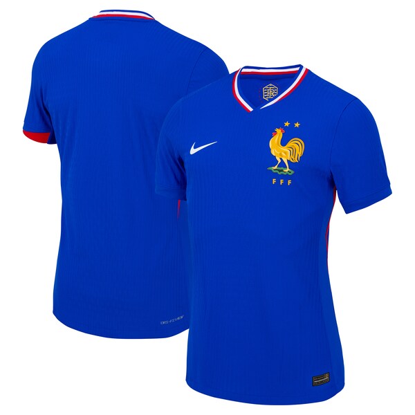 France National Team Nike 2024 Home Authentic Blank Jersey - Blue