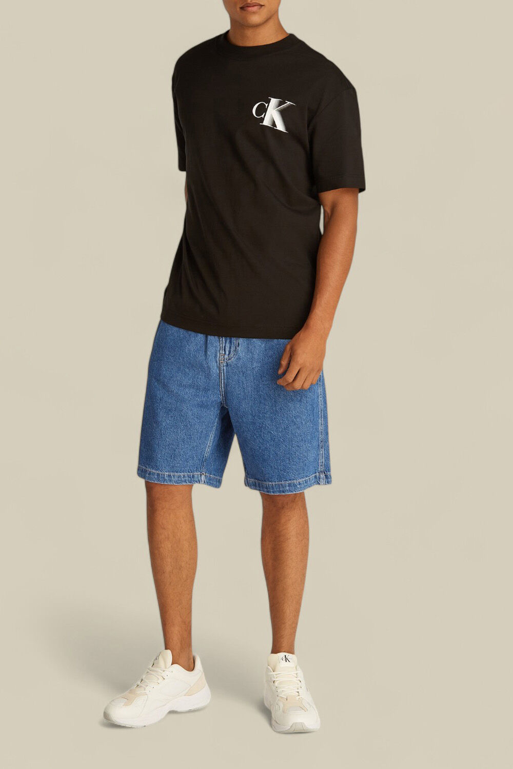 CALVIN KLEIN מכנסי ברמודה ג'ינס