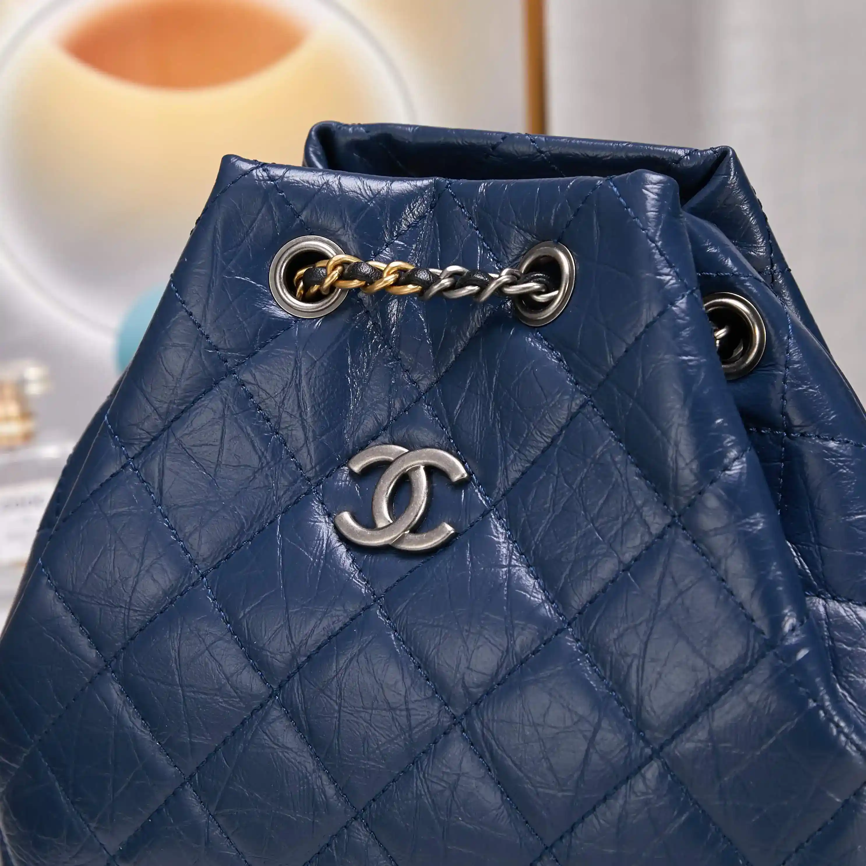 Chanel Gabrielle Blue Calfskin Backpack product photo from LabelPicks