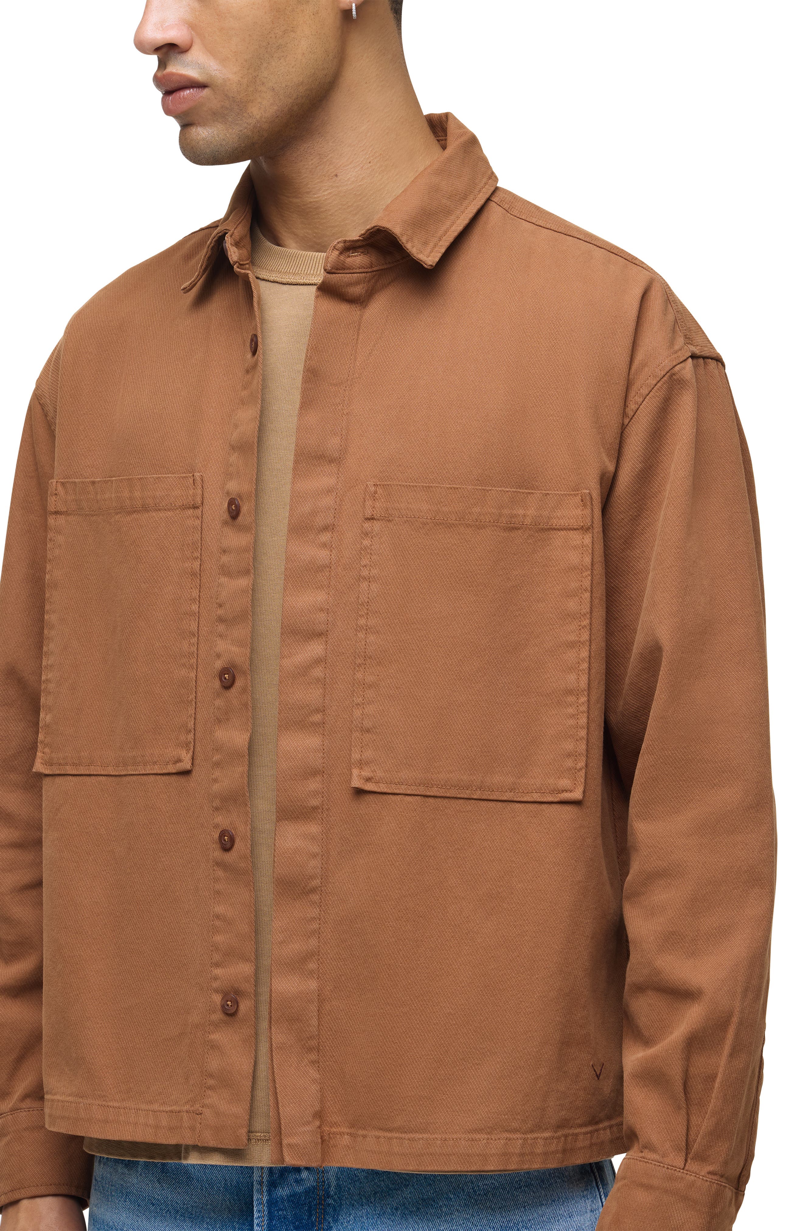 Hudson Jeans Relaxed Long Sleeve Button-Up Shirt