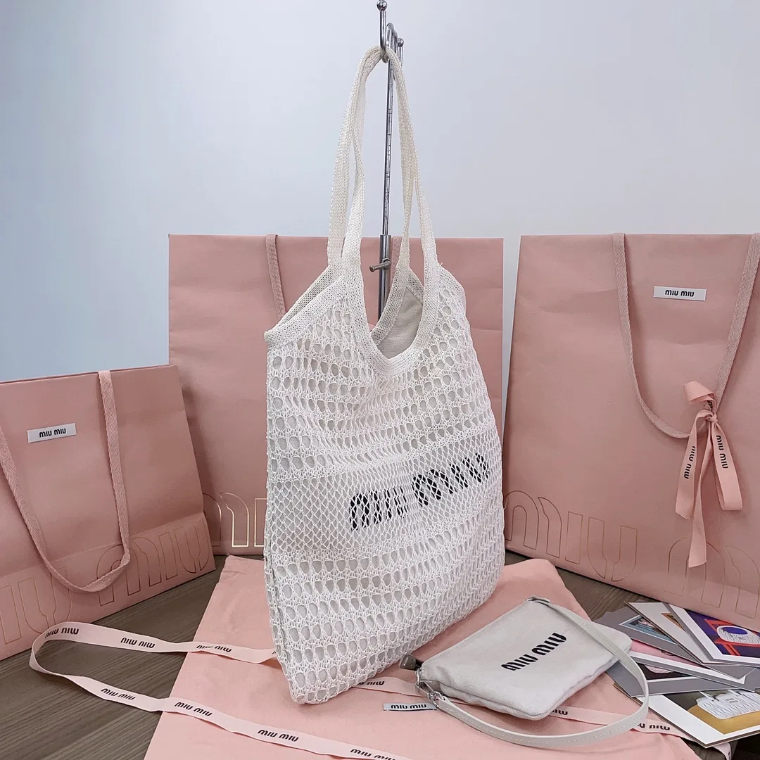 Miu Miu Straw Woven Tote Bag product photo from LabelPicks