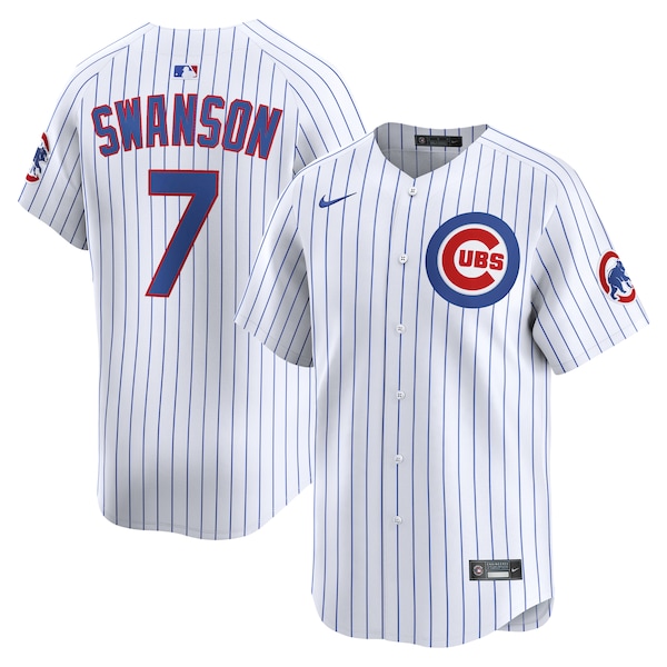Dansby Swanson Chicago Cubs Nike Home Limited Player Jersey - White