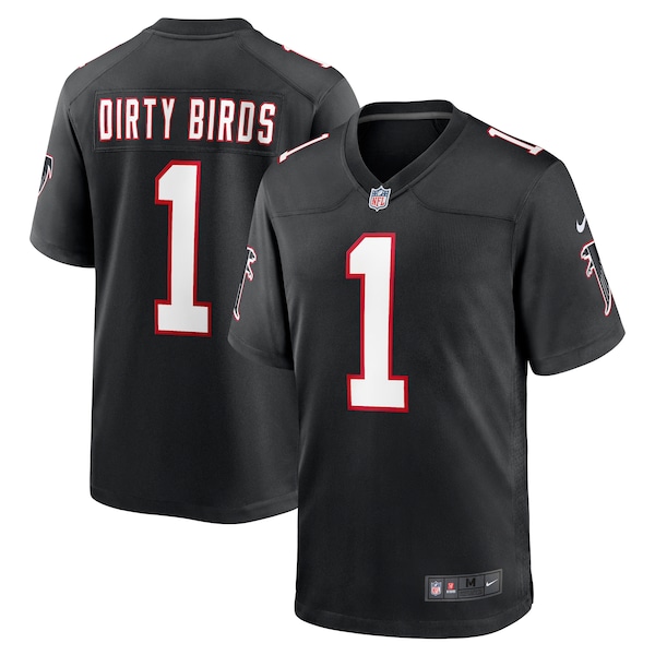 Dirty Birds Atlanta Falcons Nike Throwback Game Jersey - Black