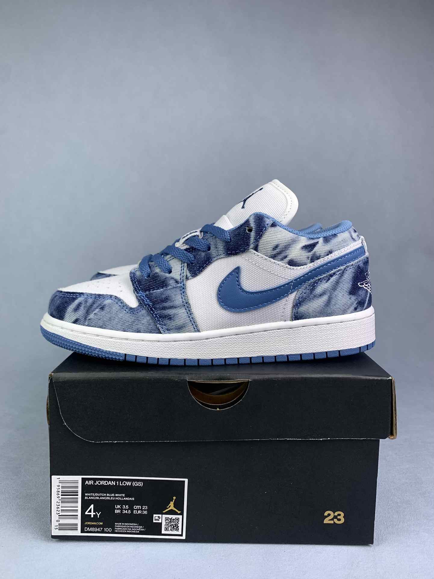 Air Jordan 1 Low 'Washed Denim' Shoes
