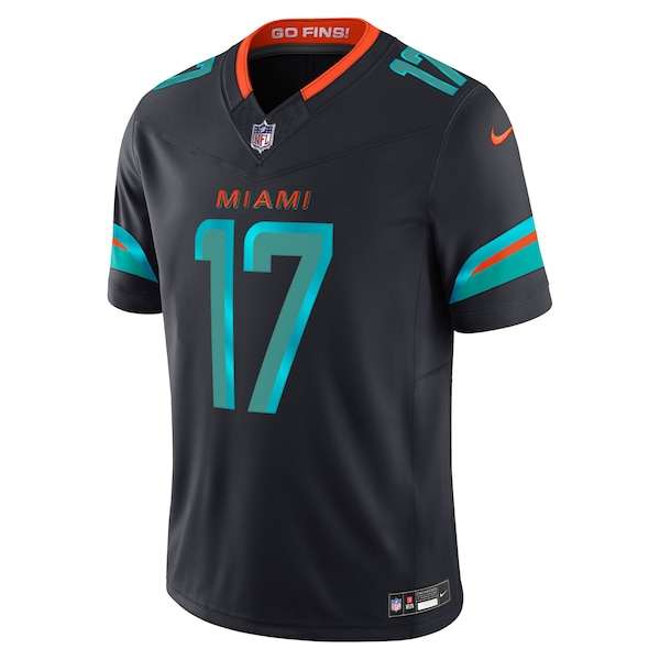 Jaylen Waddle Miami Dolphins Nike 2025 Rivalries Collection Limited Jersey - Pitch Blue