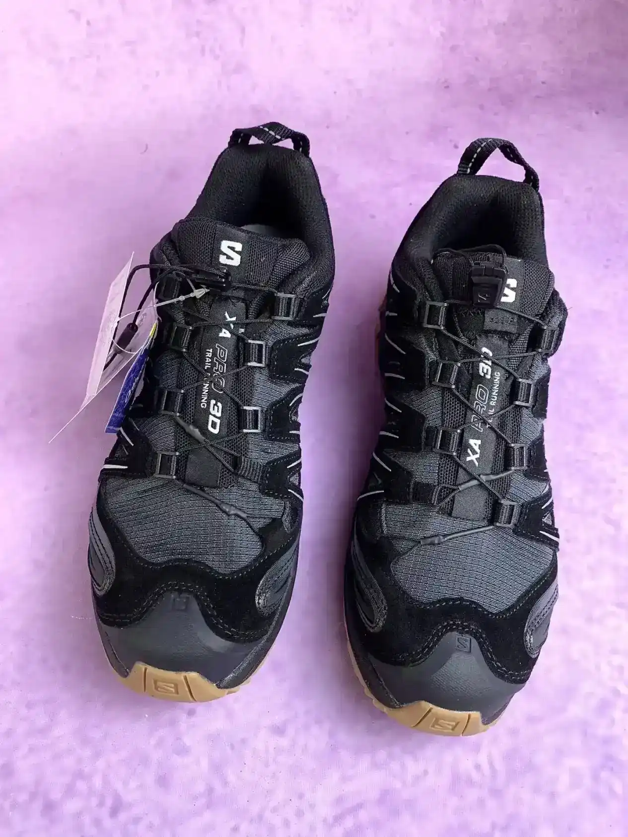 Salomon XA PRO 3D SUEDE “Black Ebony” Shoes product photo from LabelPicks