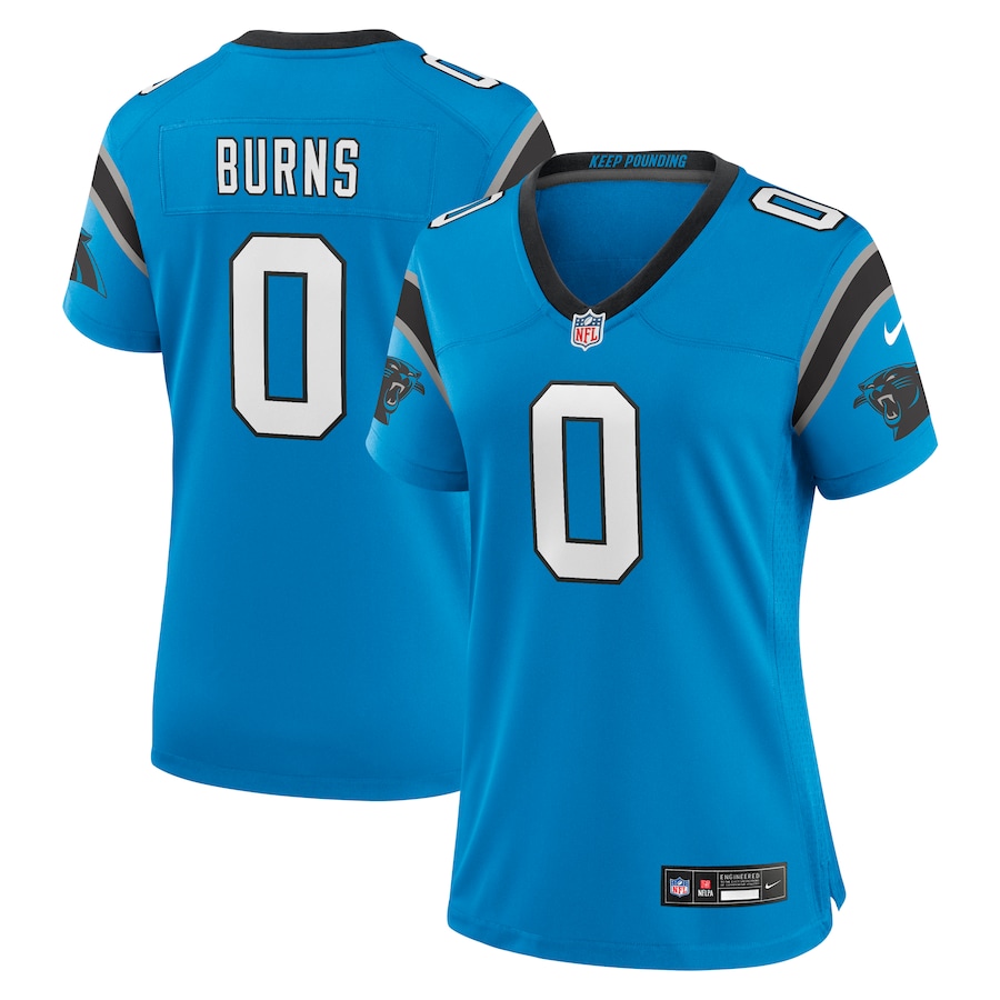Brian Burns Carolina Panthers Nike Women's Alternate Game Jersey - Blue