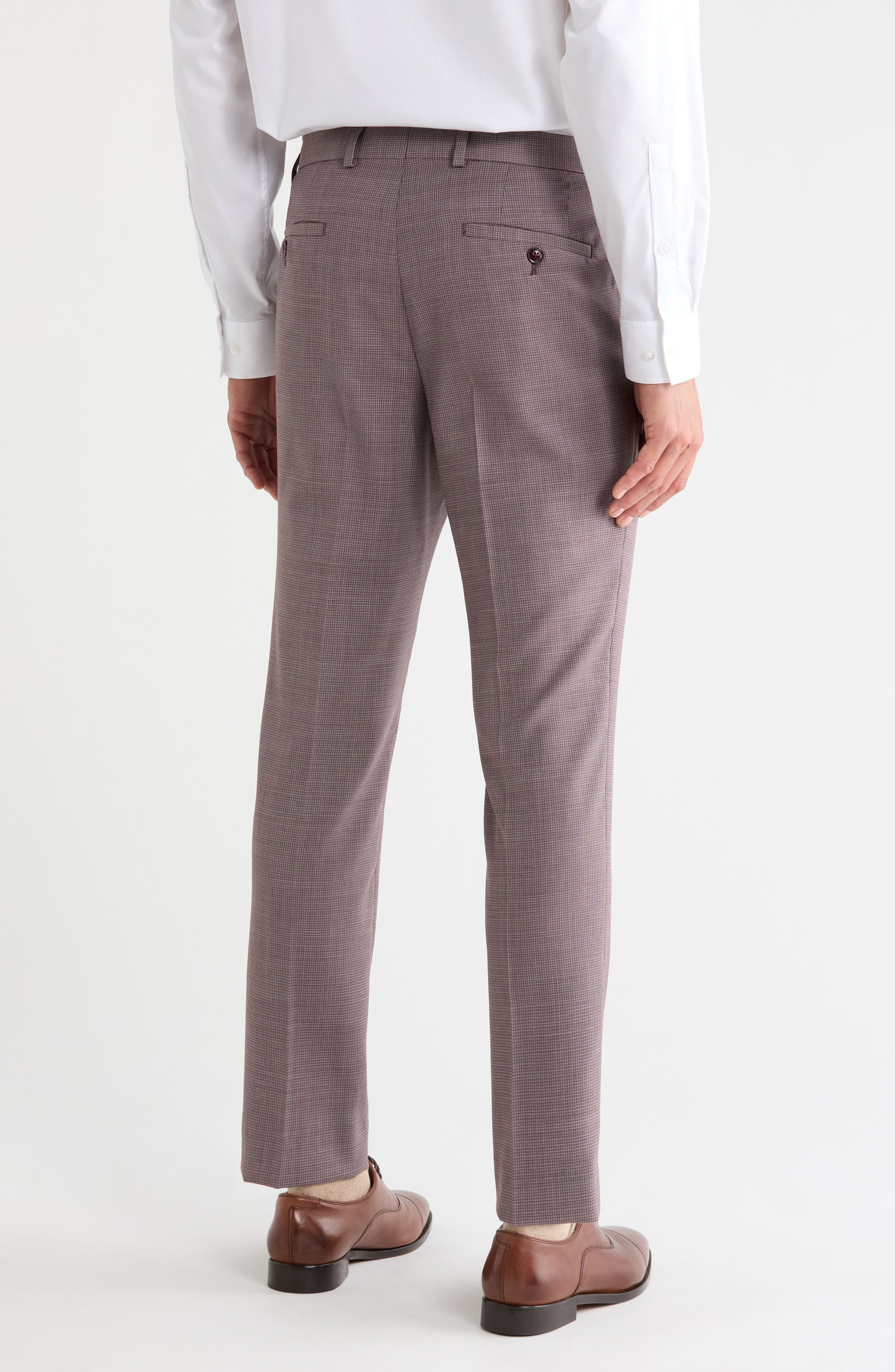 Original Penguin Houndstooth Wool Blend Pants