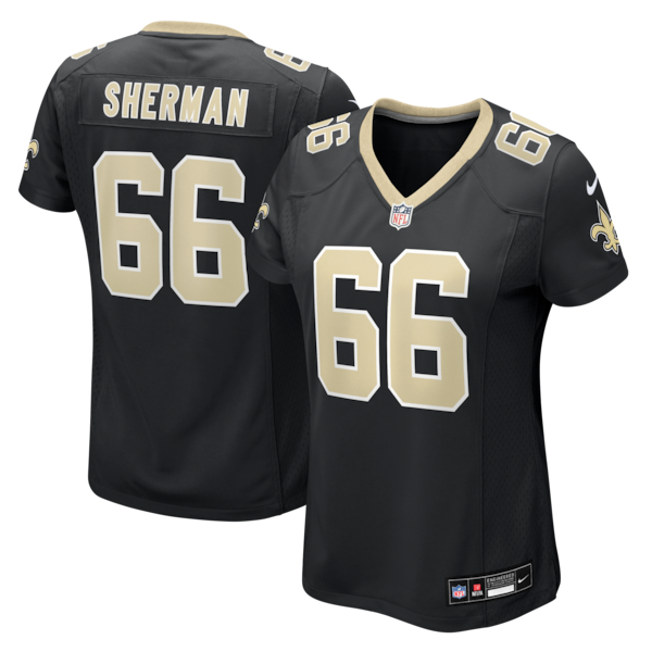 William Sherman New Orleans Saints Nike Women's Team Game Jersey -  Black