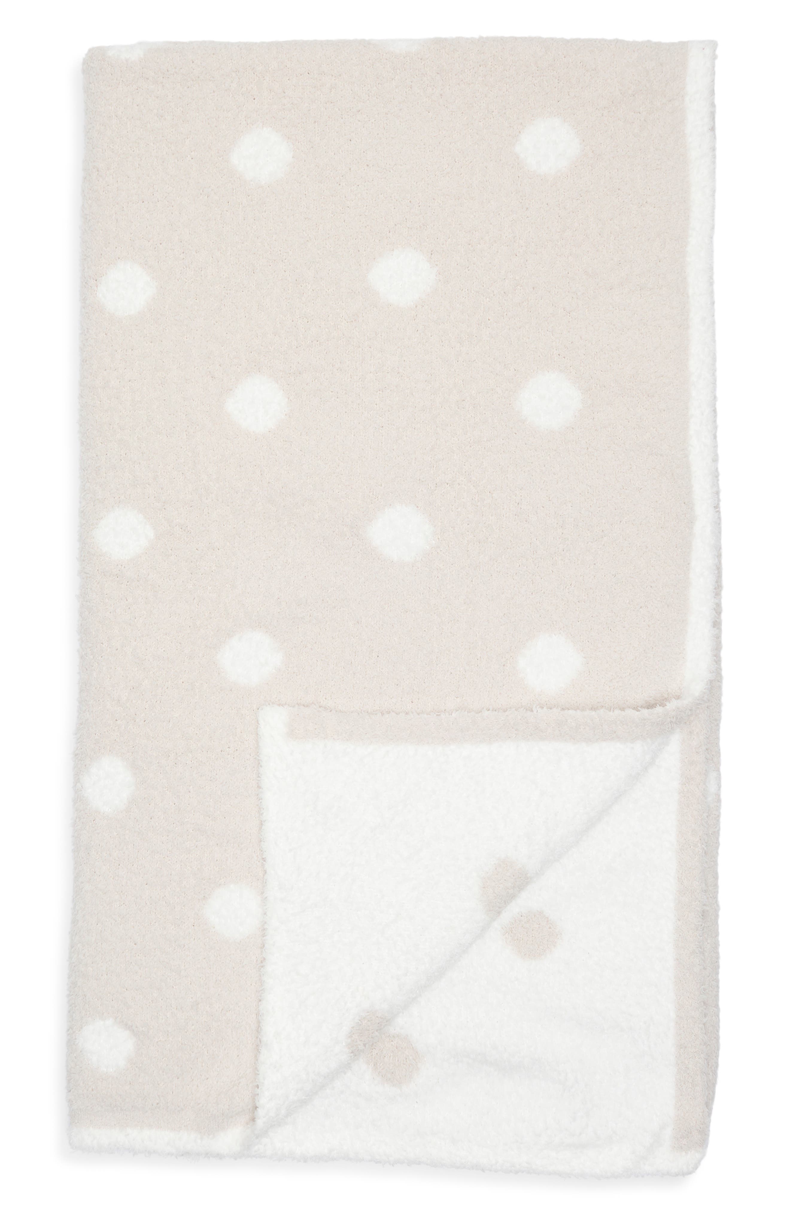 NORDSTROM RACK Polka Dot Butter Throw Blanket