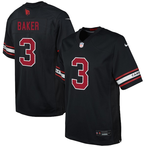 Budda Baker Arizona Cardinals Nike Youth Game Jersey - Black/Cardinal/White