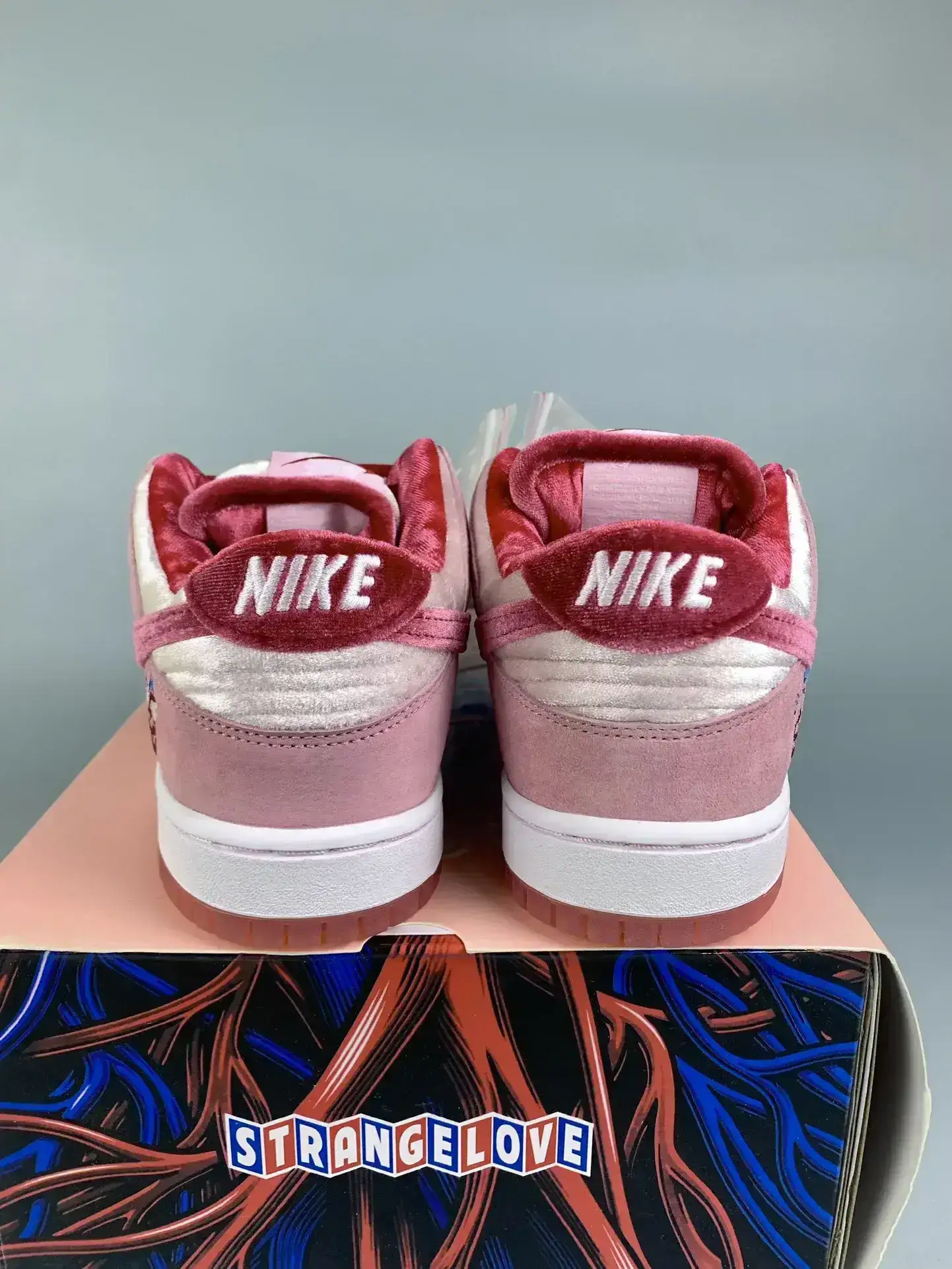 StrangeLove x Nike SB Dunk Low “Valentine’s Day” Skate Shoes product photo from LabelPicks