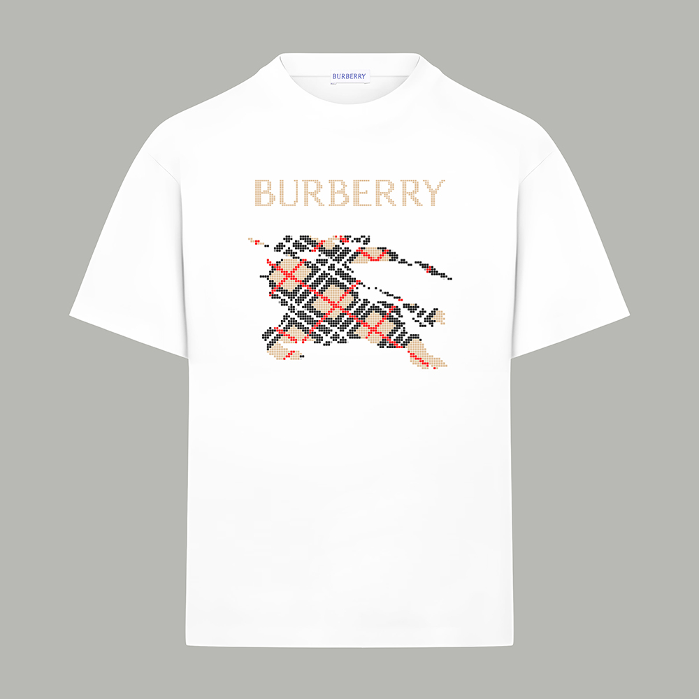 War Horse Print Round Neck T-Shirt