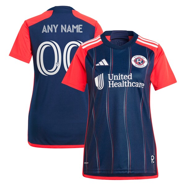 New England Revolution adidas Women's 2024 Boston Tea Party Replica Custom Jersey – Navy