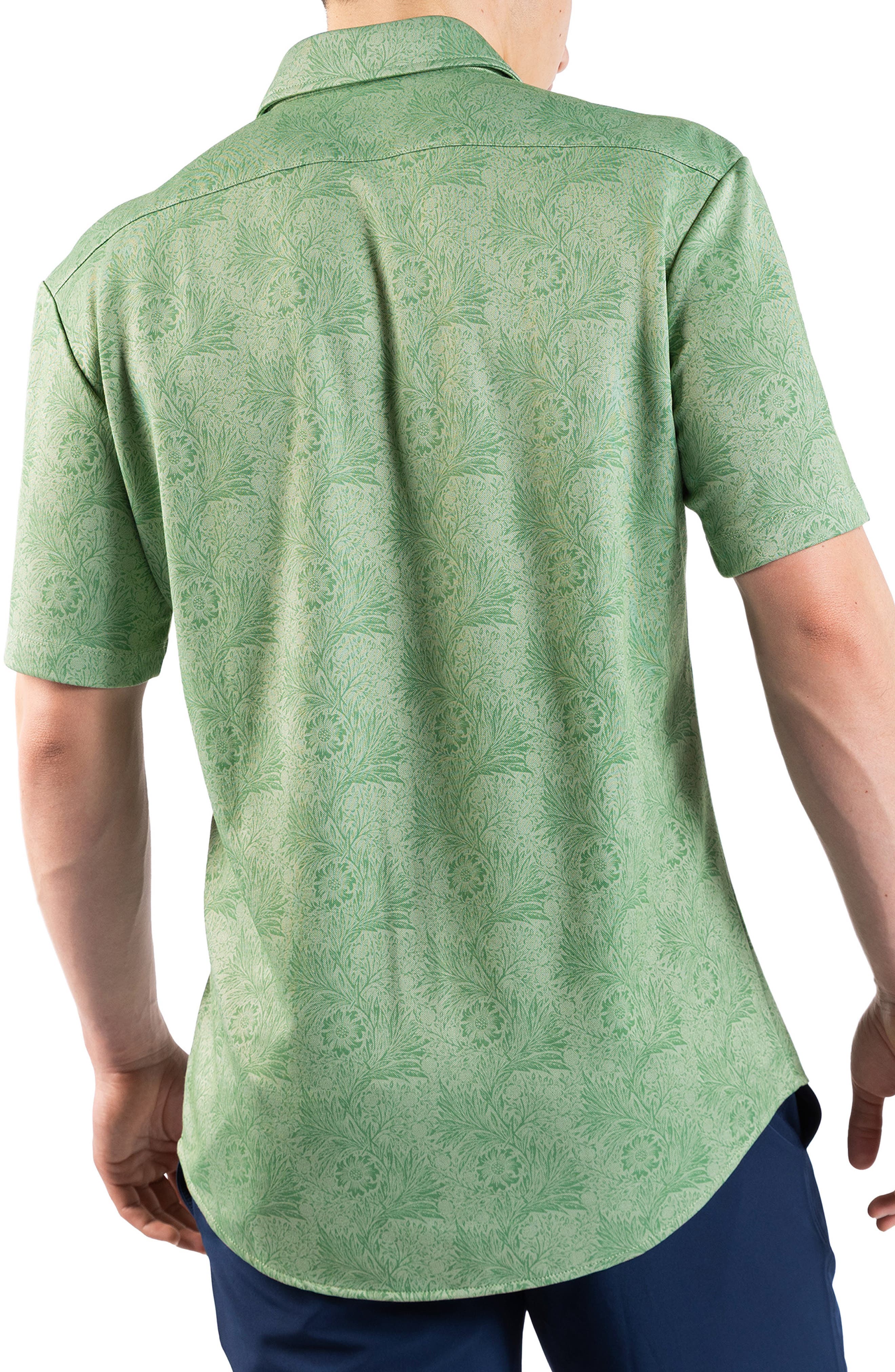 TailorByrd Tropical Short Sleeve Button-Up Shirt