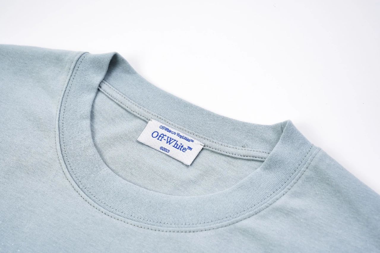 Off-White Light Blue Starry Paint Arrow T-Shirt product photo from LabelPicks