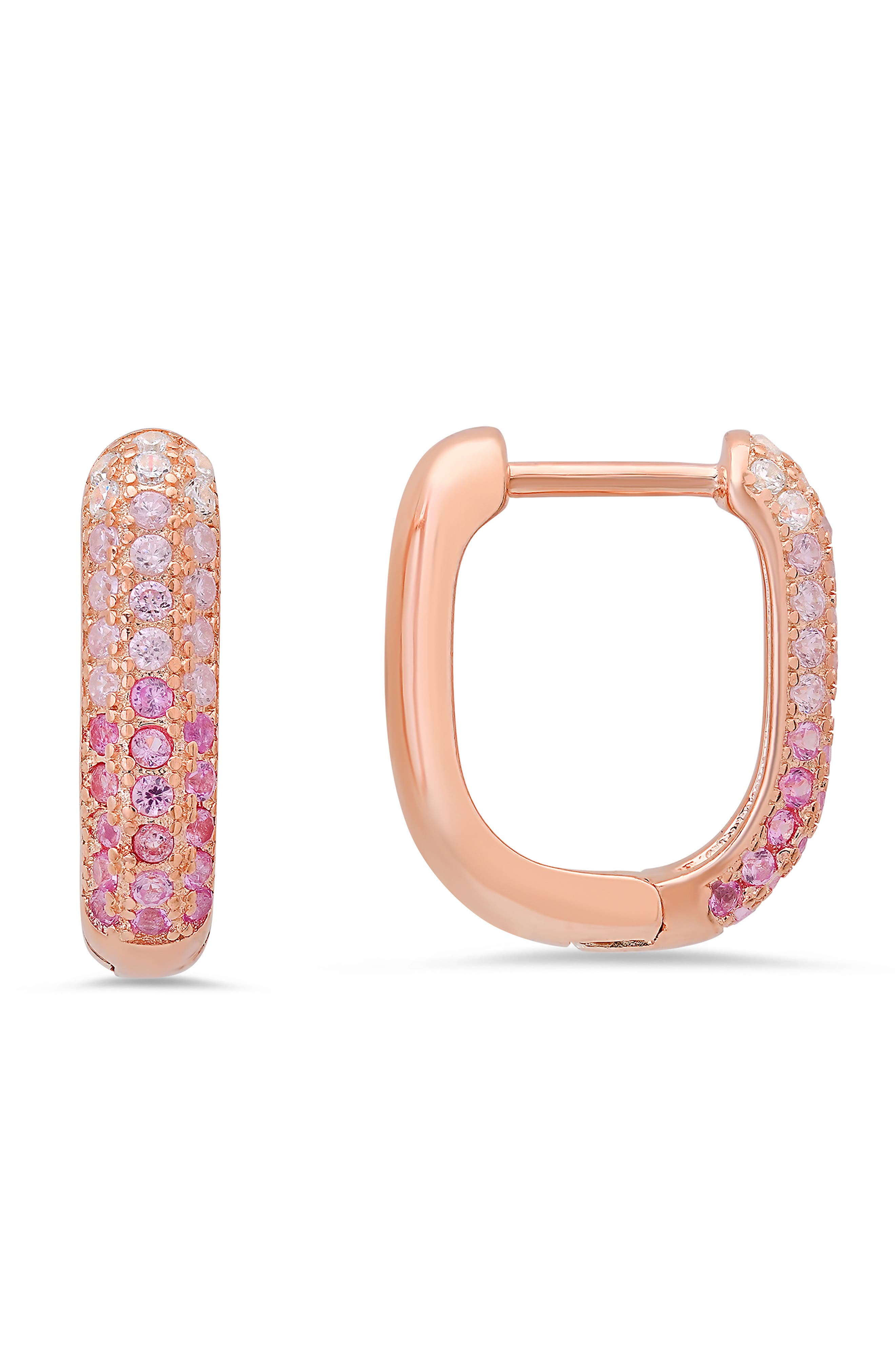Queen Jewels Ombré Hoop Earrings