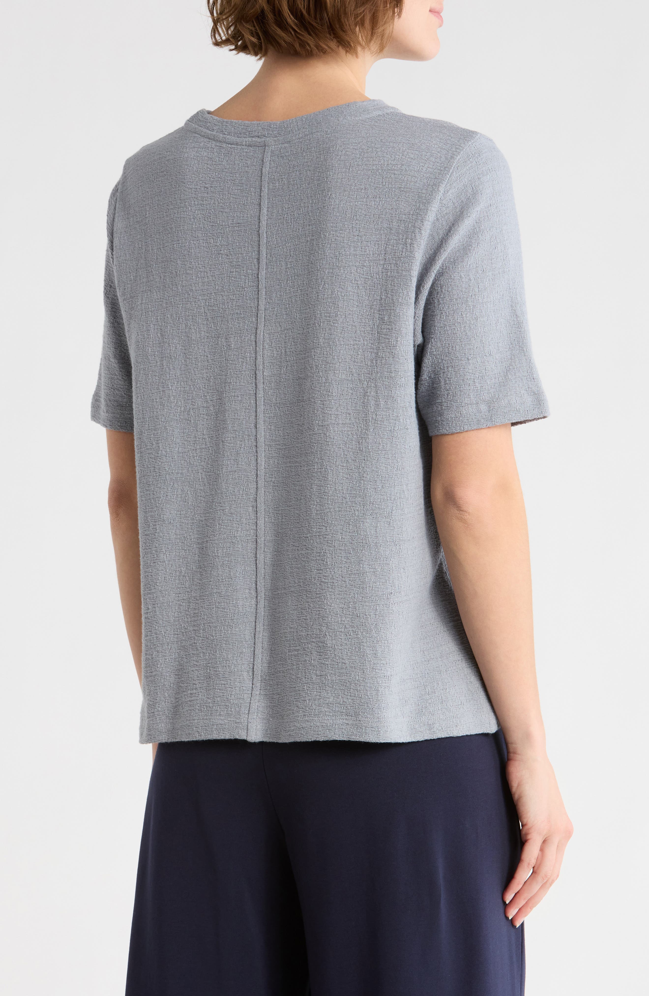 Eileen Fisher Crewneck Short Sleeve T-Shirt
