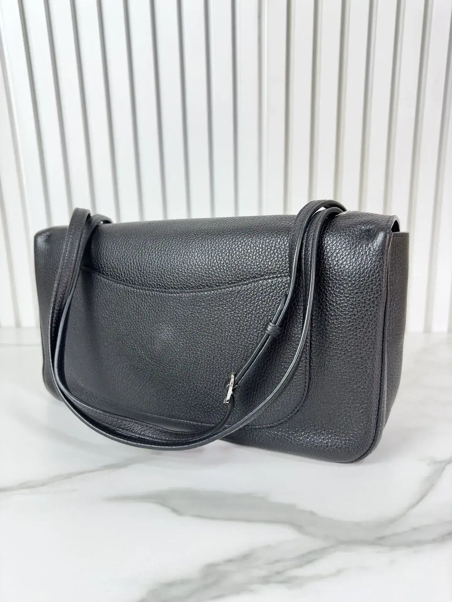 Chanel Classic Flap Grained Leather Shoulder Bag product photo from LabelPicks