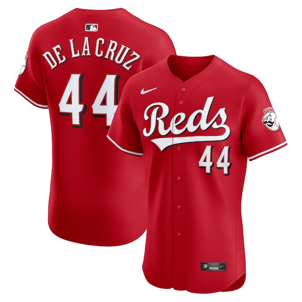 Elly De La Cruz Cincinnati Reds Nike Alternate Elite Jersey - Red