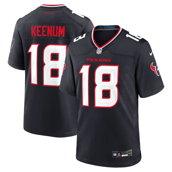 Case Keenum Houston Texans Nike Team Game Jersey -  Navy