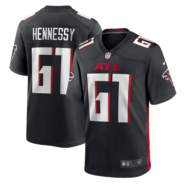 Matt Hennessy Atlanta Falcons Nike Team Game Jersey -  Black