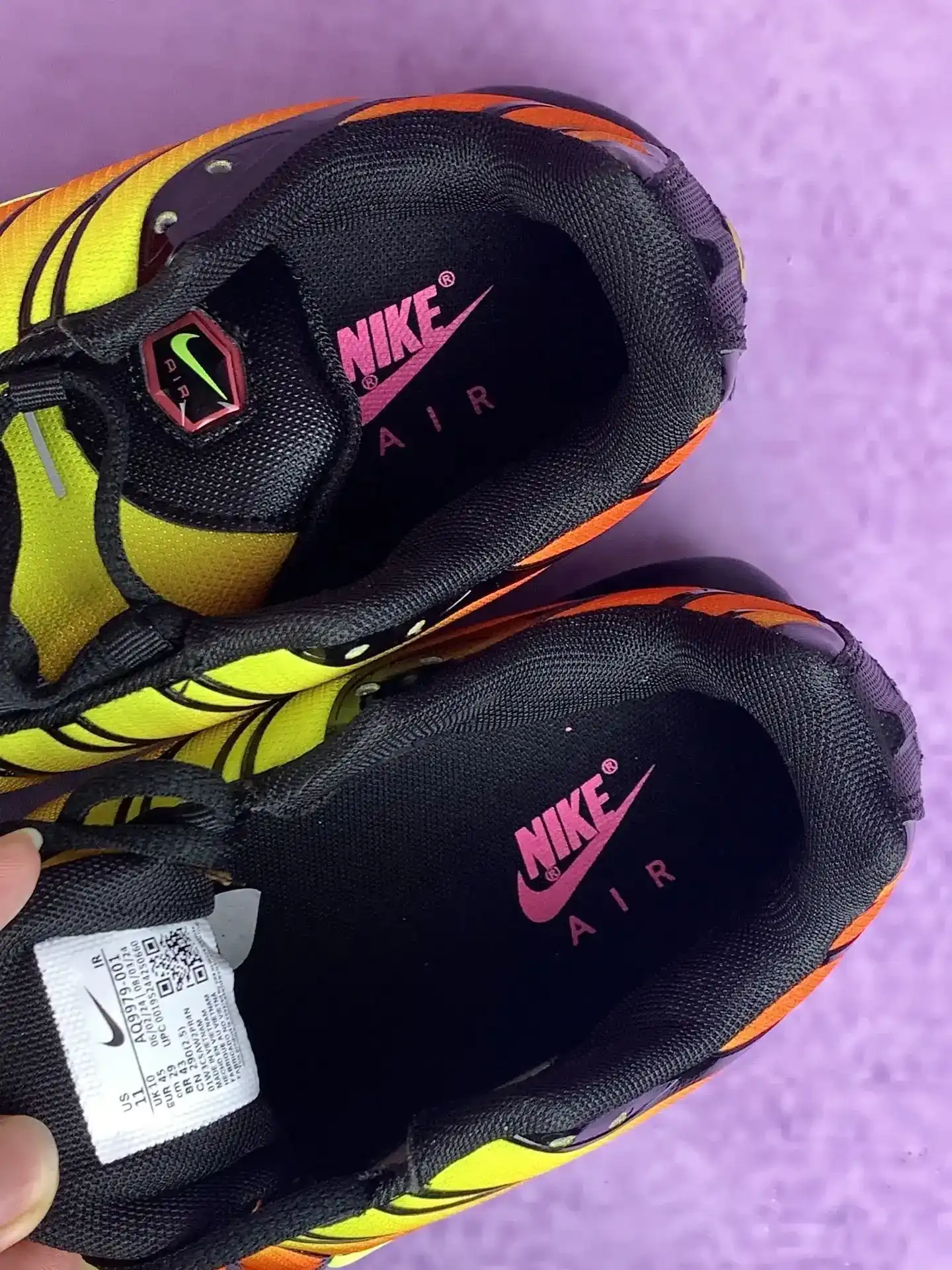 Nike Air Max Plus 'Bright Ceramic and Tour Yellow' Shoes product photo from LabelPicks
