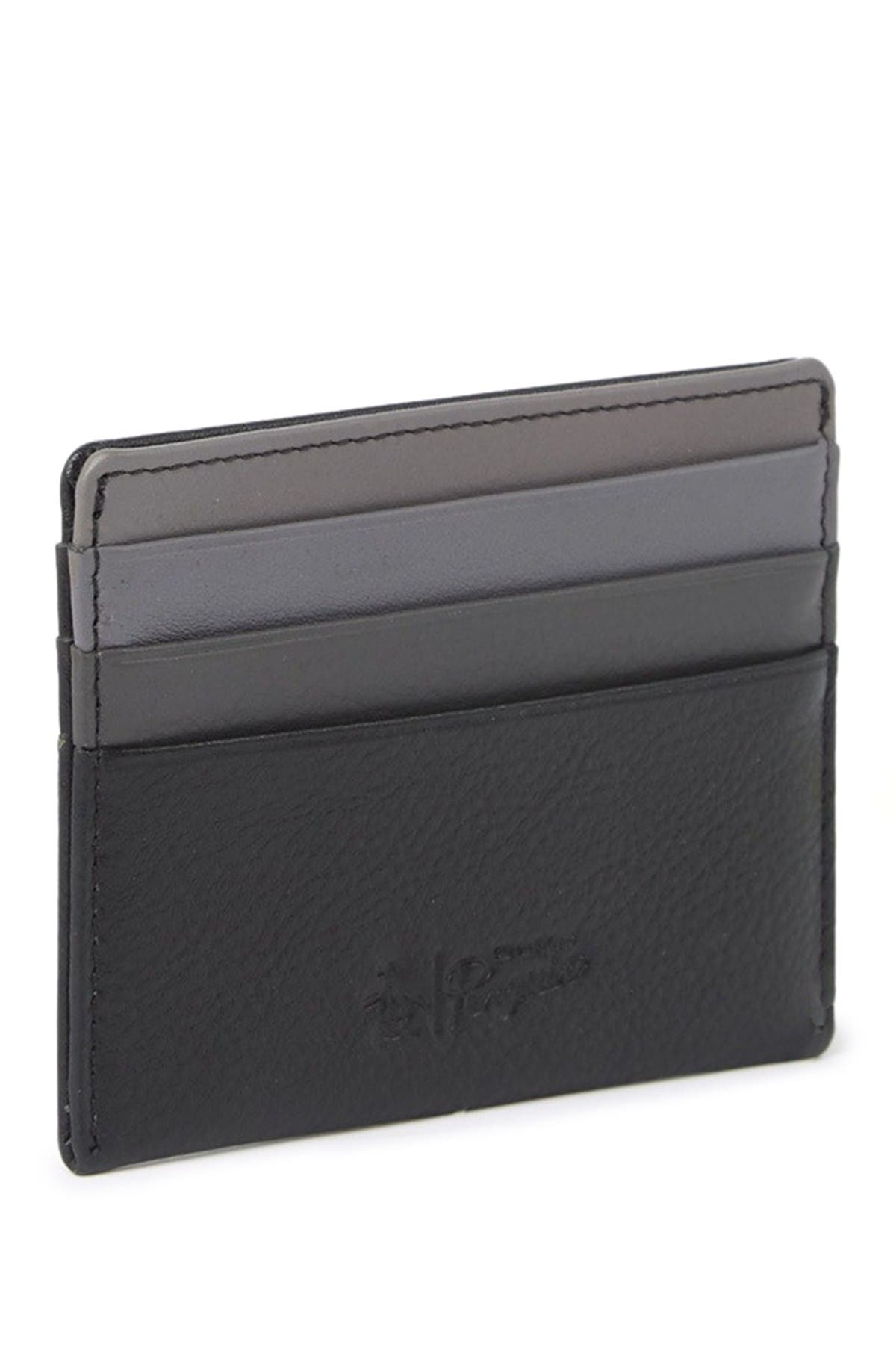 Original Penguin Ombre Leather Slim Card Case