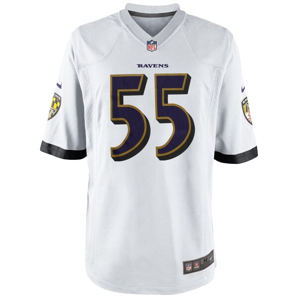 Youth Baltimore Ravens Terrell Suggs Nike White Game Jersey