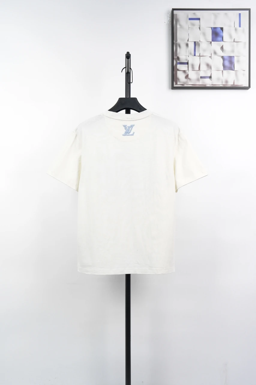 Louis Vuitton Off White Embroidered T-Shirt product photo from LabelPicks