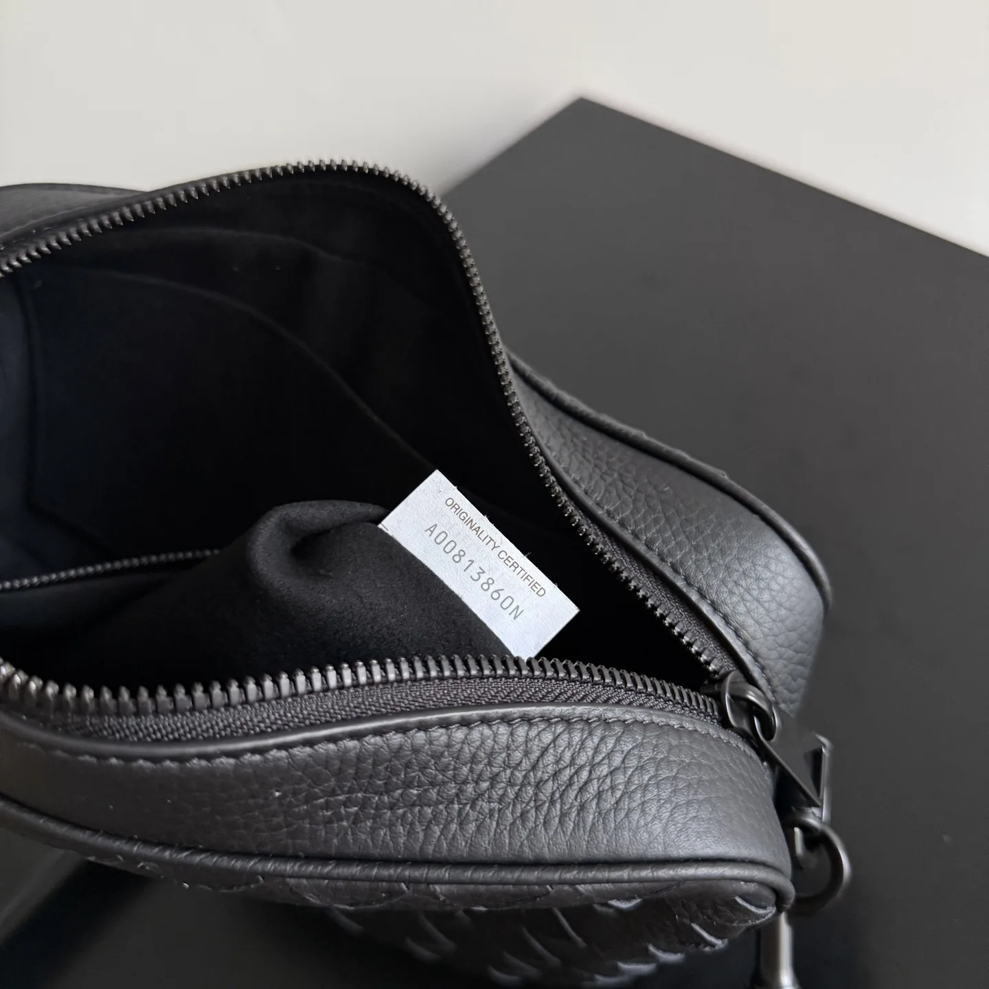 Bottega Veneta Black Intrecciato Woven Leather Crossbody Bag product photo from LabelPicks