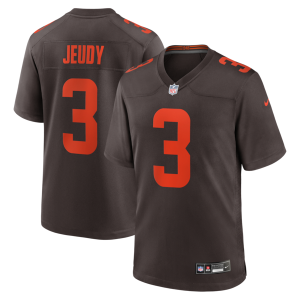 Jerry Jeudy Cleveland Browns Nike Alpha Dawg Game Jersey - Brown