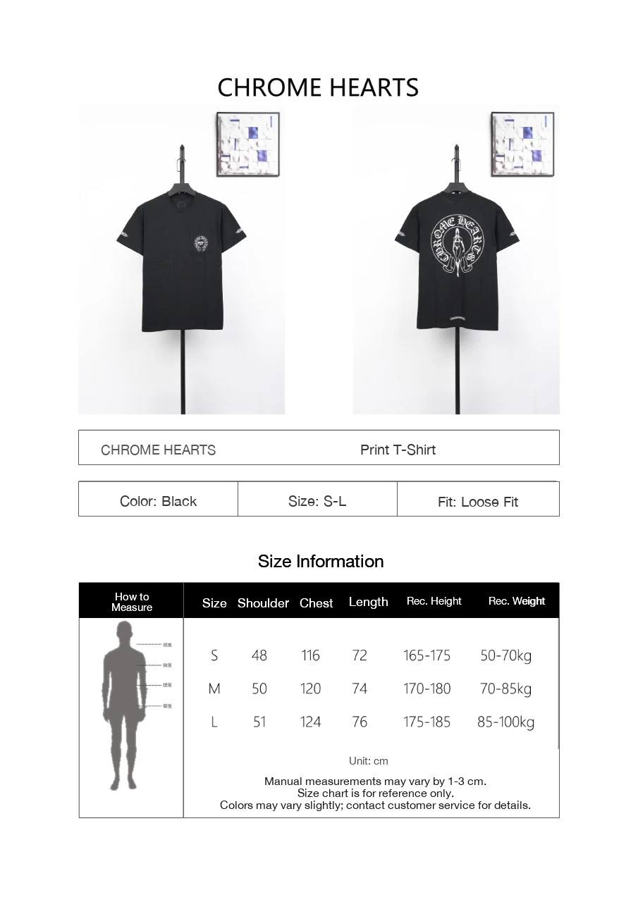 Chrome Hearts Black Doll Graphic T-Shirt product photo from LabelPicks