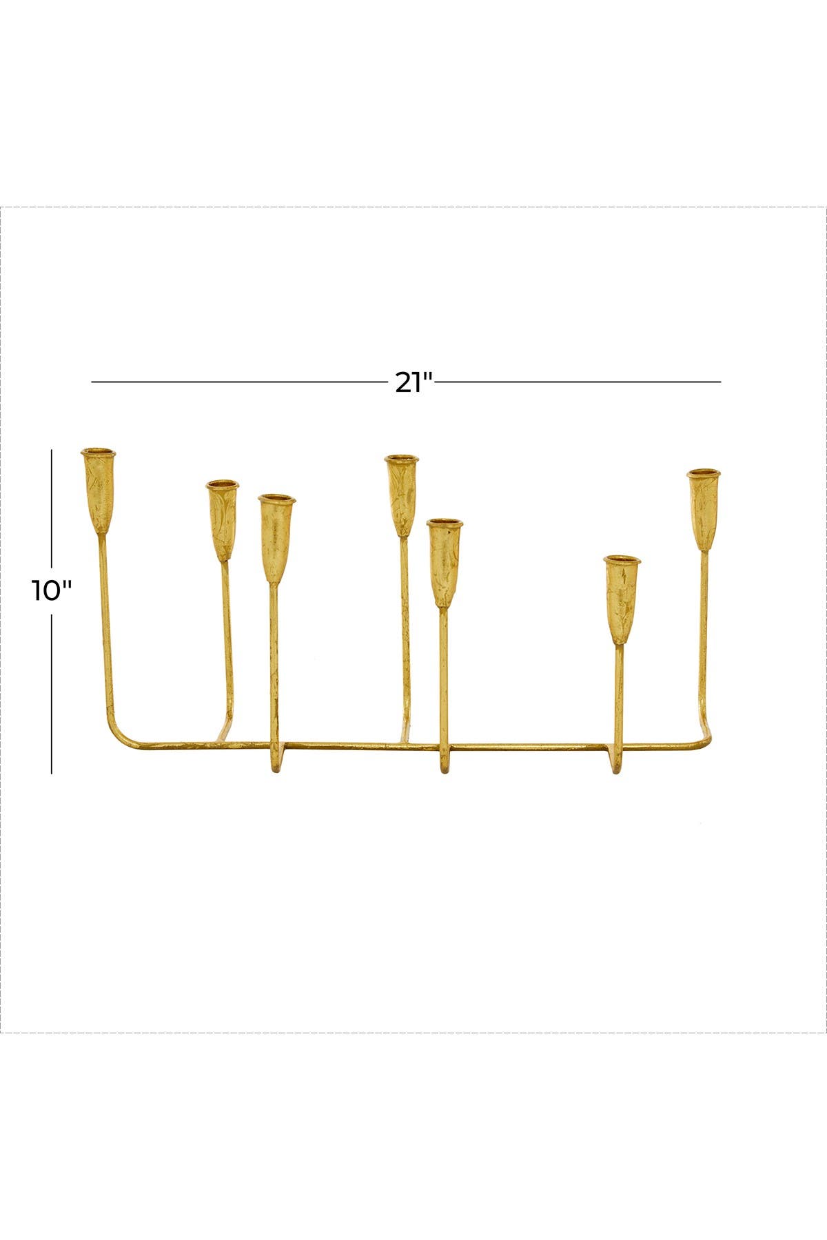 COSMO BY COSMOPOLITAN Goldtone Metal 7-Candle Candelabra